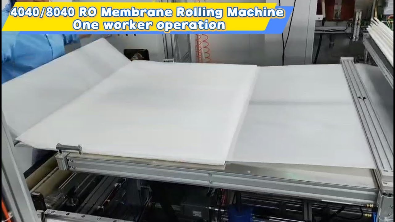 Industrial RO Membrane Rolling Machine for 4040/8040 Membrane Rolling