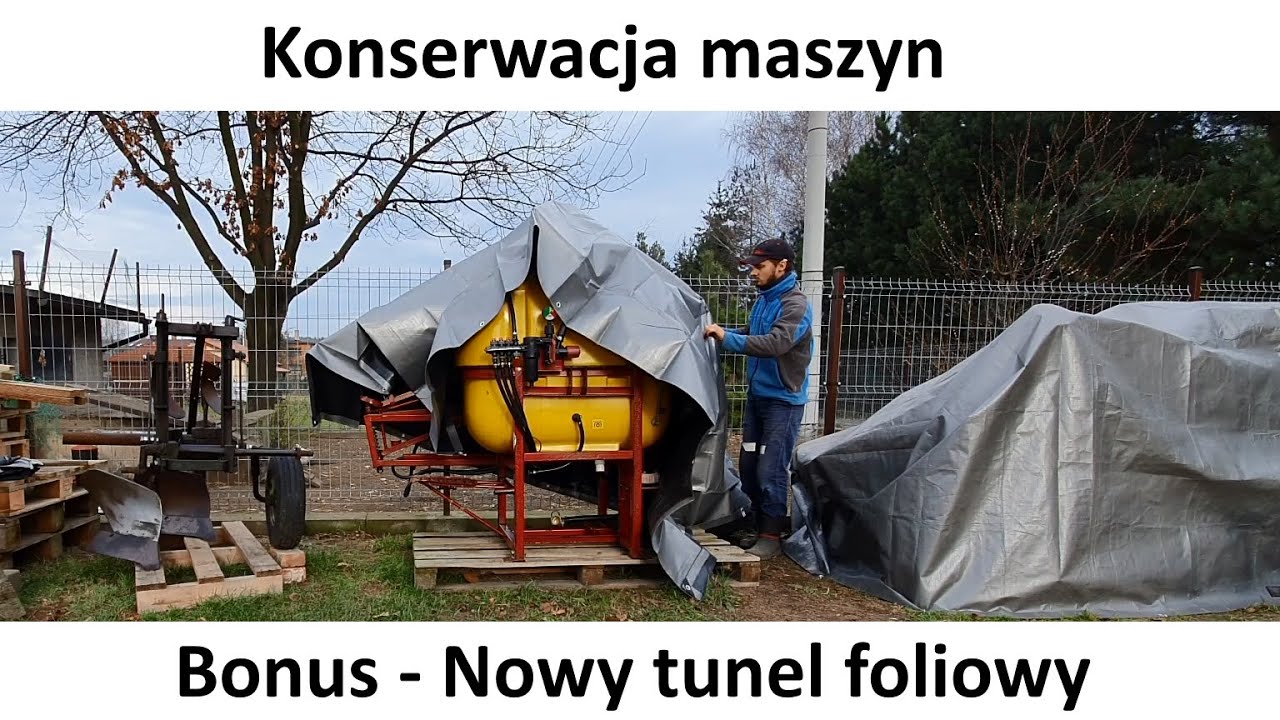 Konserwacja maszyn, Nowy nabytek - tunel foliowy KrosAgro || Vlog #27 ||
