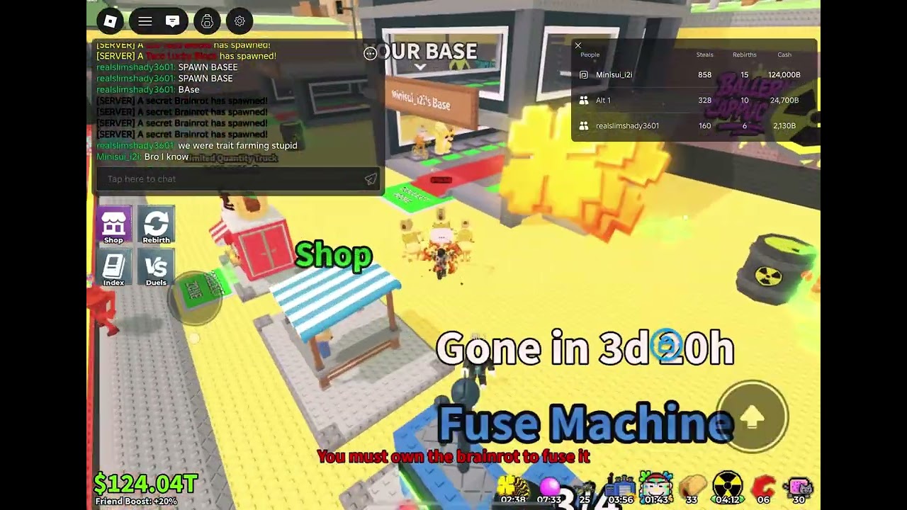 My luckiest admin abuse