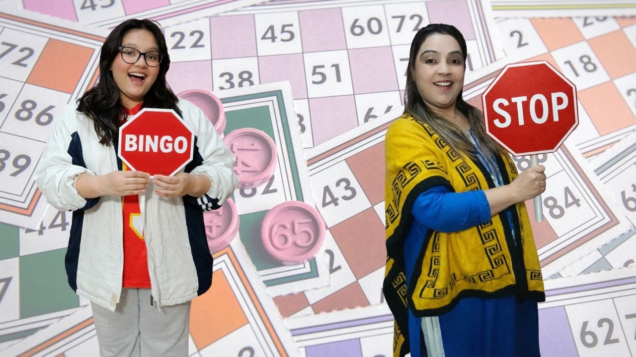 we played bingo stop game | Ruxi family
