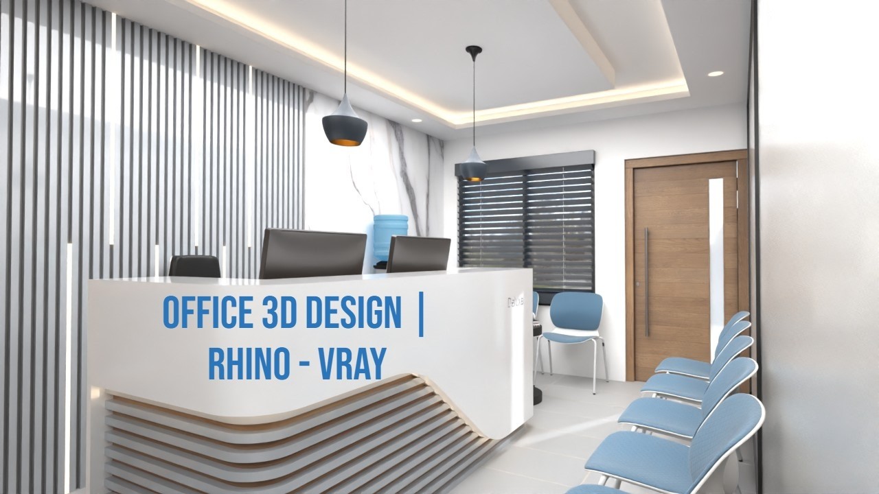 Modern Office Fit-Out | Rhino-VRAY 3D Design