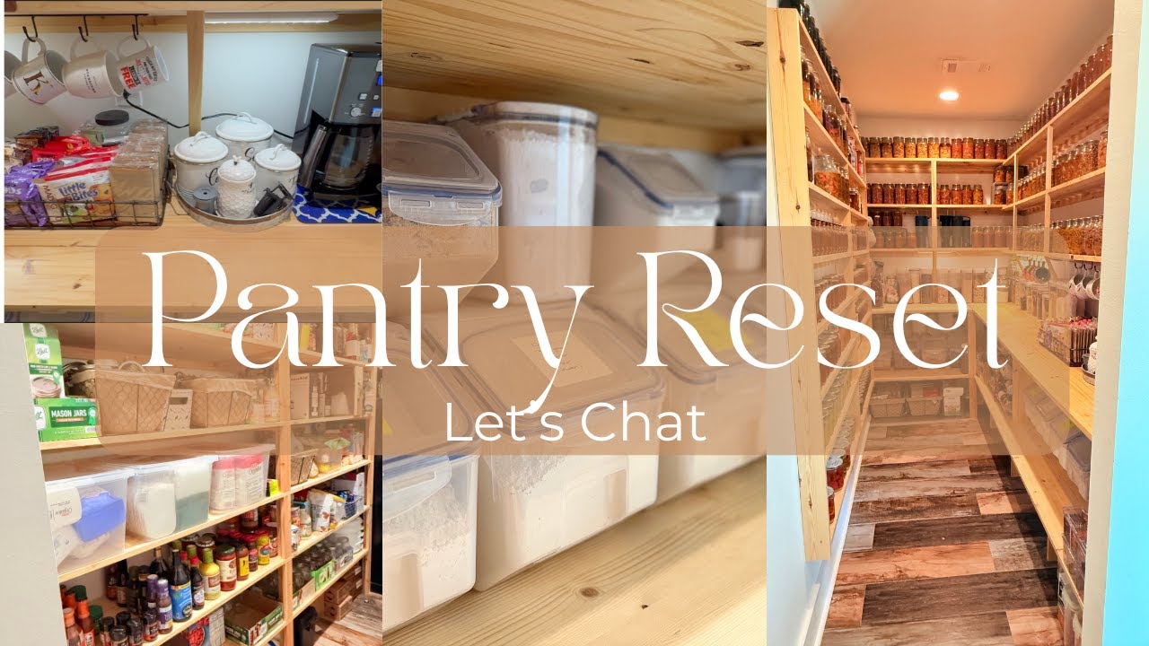 Pantry Reset and Restock || Deep Clean || Get It All Done