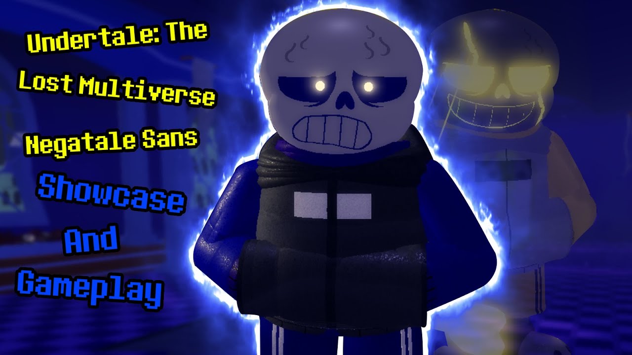 UPDATE!!! Undertale: The Lost Multiverse New Character - Negatale Sans Showcase + Gameplay