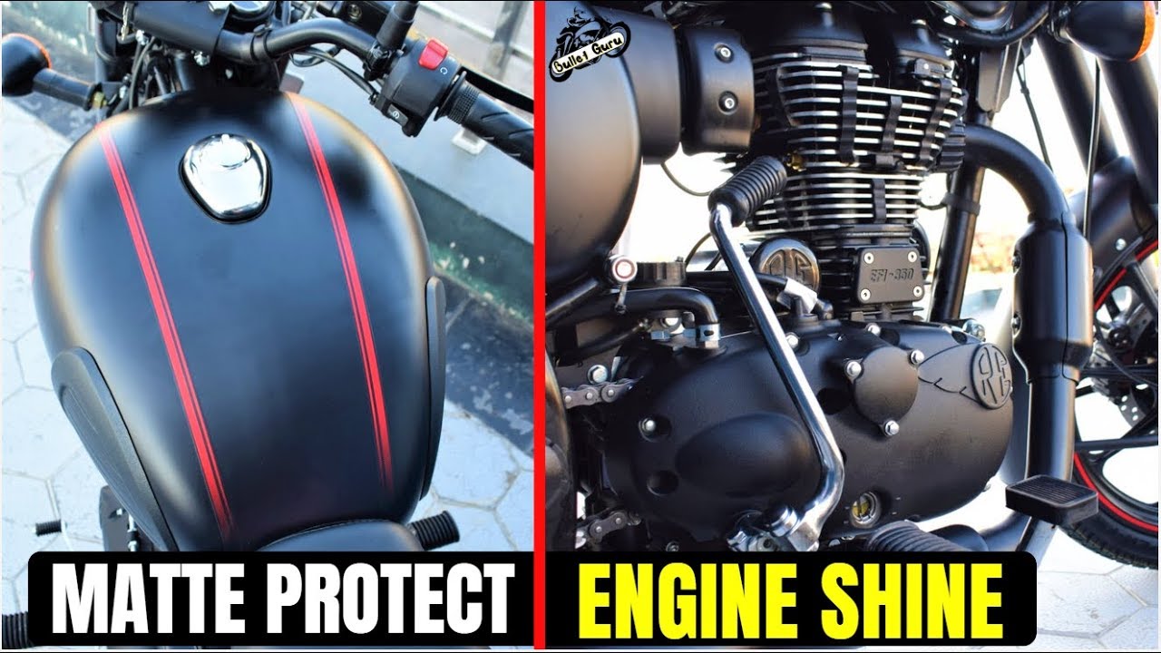 AVOID MATTE Shine & Black ENGINE Peel off issue | Easy Clean & Protect MATTE Paint & ENGINE