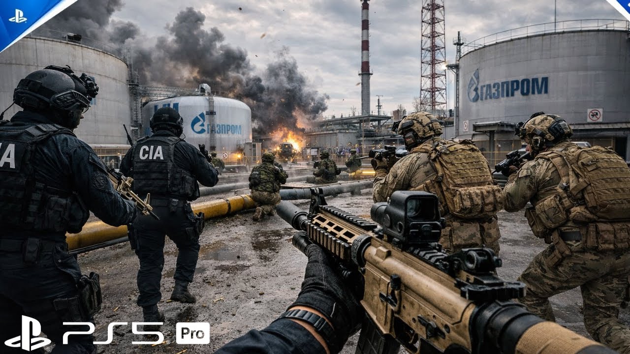 CIA SECURING THE RUSSIAN GAS COMPOUND - Call of Duty - PS5 Realistic Graphics