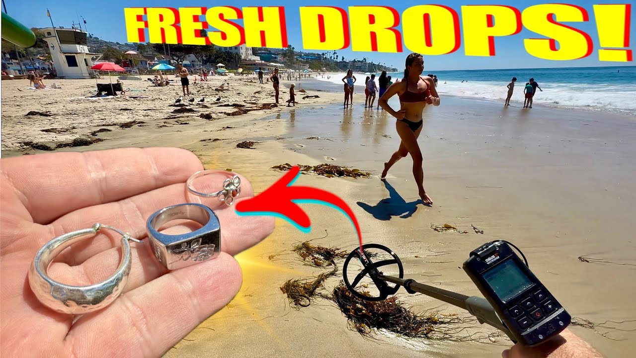 They Dropped Silver and Rings on This BEAUTIFUL California Beach!