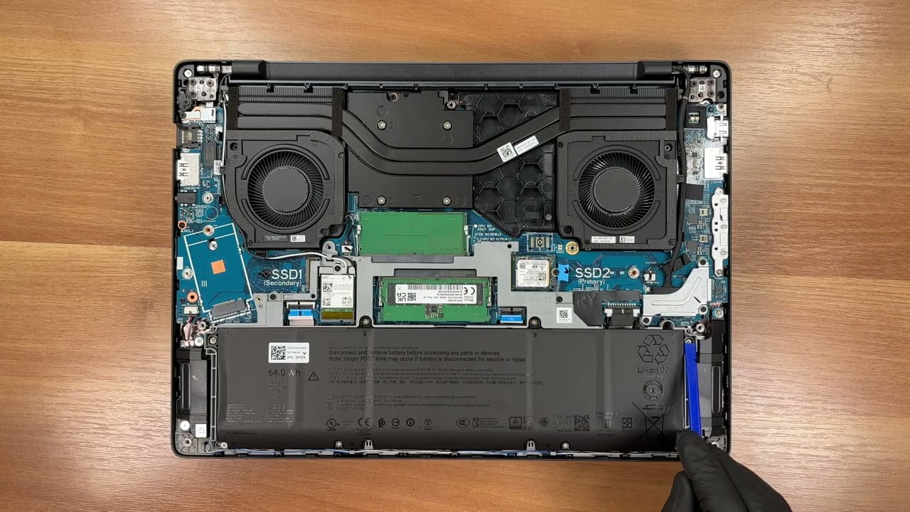 🛠️ Как открыть Dell Pro Max 16 (MC16250) — варианты разборки и модернизации