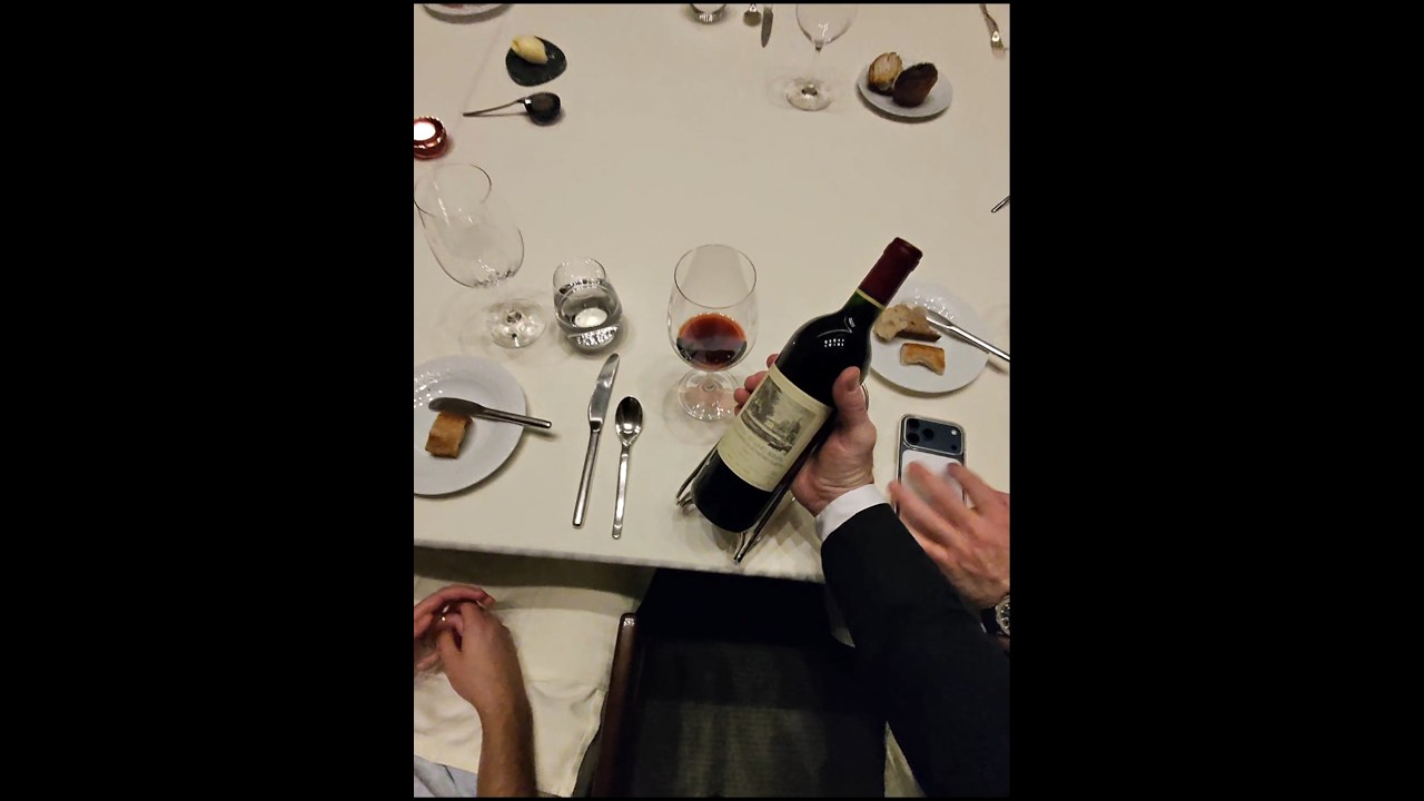 Opening Tableside 1997 Chateau Duhart Milon #fyp #fypシ #pov #trending #viral #explore #asmr #food
