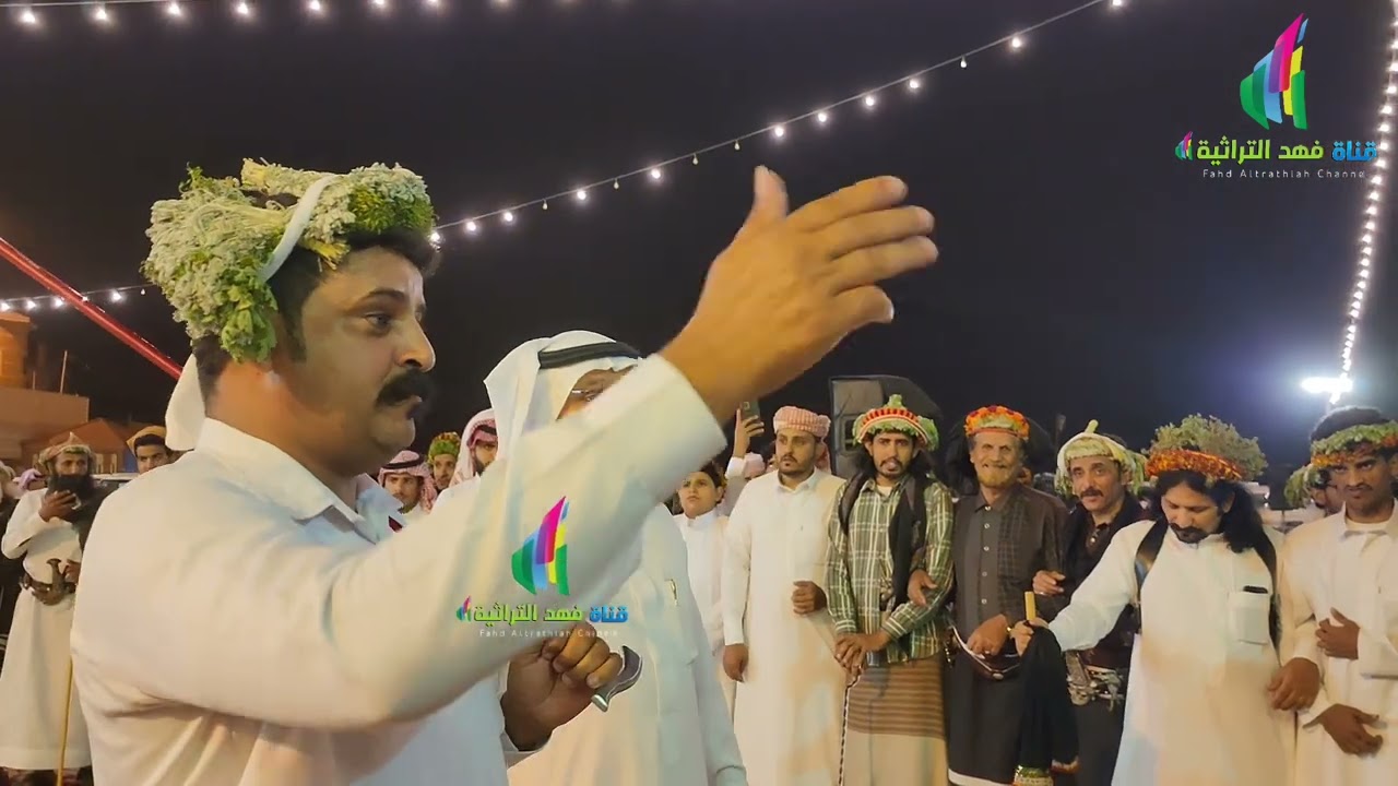 تكثيرة الشاعر مفرح بن عجلان الريثي في زواج الشاب حمدان يحيى القحطاني