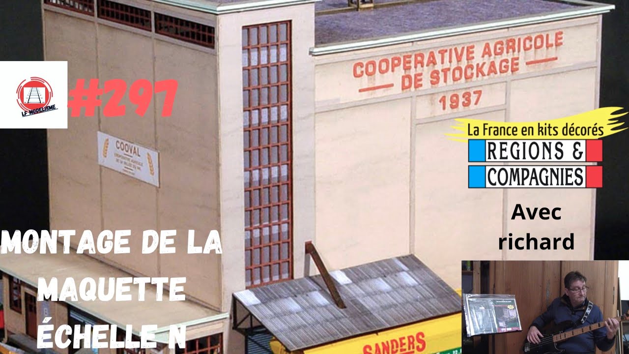 #297 kit silo régions et compagnies échelle N maquette modelisme ferroviaire diorama train miniature