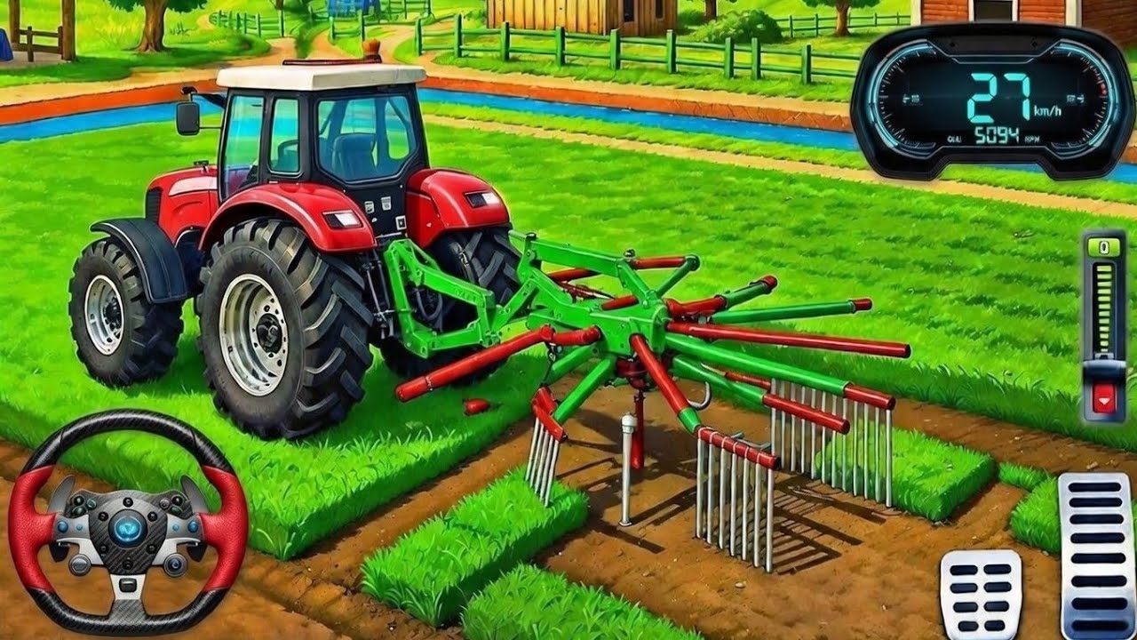Modern Tractor Farming Driving Simulator 3D - New Tractor Games - Android Gameplay