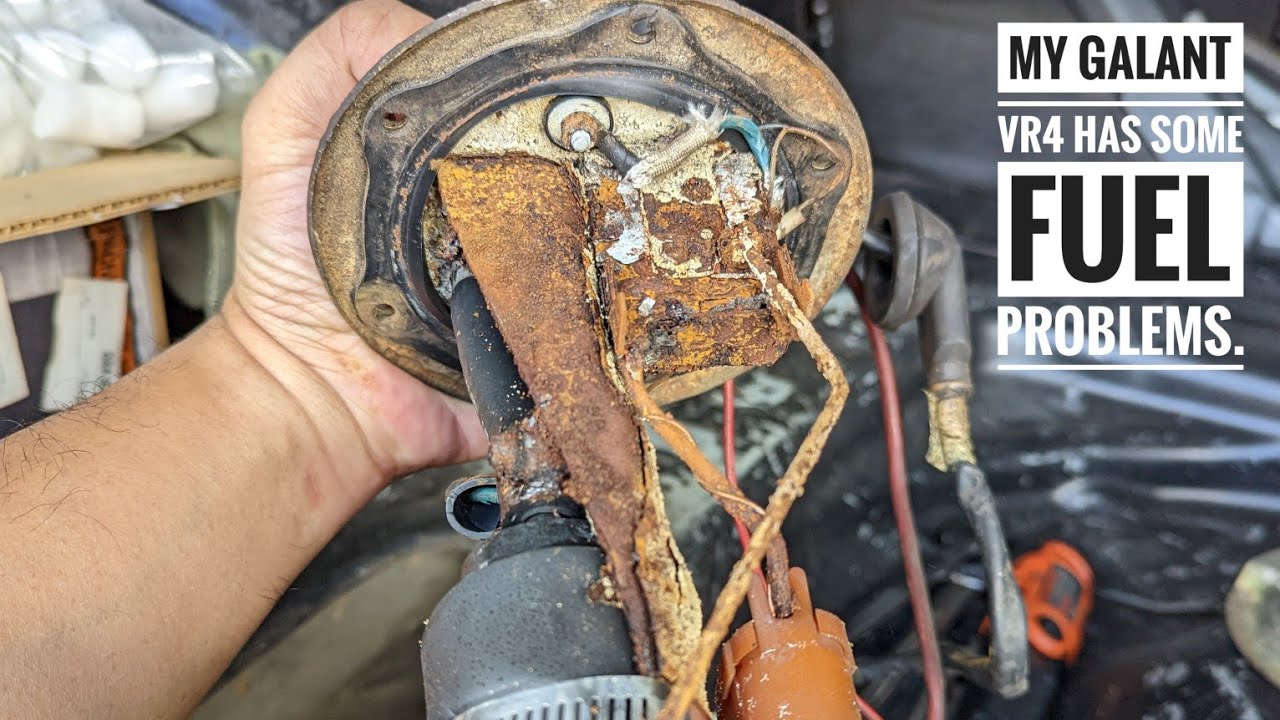 I find out rust developed in my fuel tank on my Galant VR4 and find the cause.