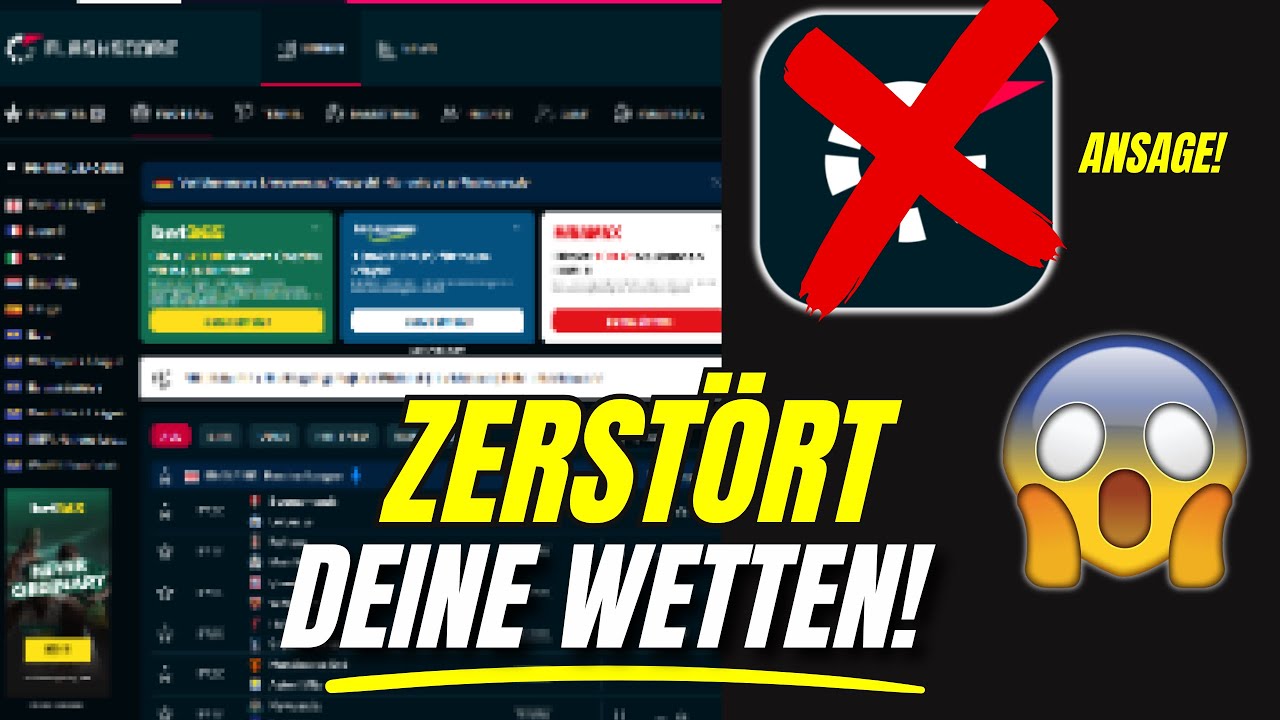 Erfolgreich Sportwetten? Warum Flashscore Wett Tipps dir nur schaden!