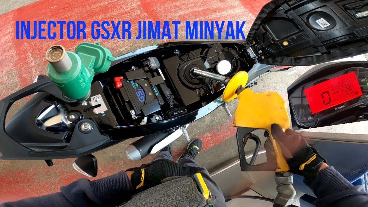 Raider R150 - Penggunaan minyak selepas tukar injector Gsxr150