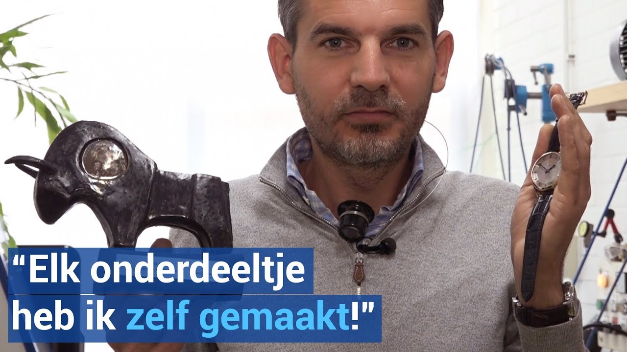 Machiel verkocht zijn Porsche en boten om zelf een horloge te maken