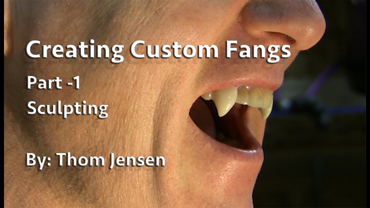 How to Make Custom Fangs ~ Part 1 (Sculpting)