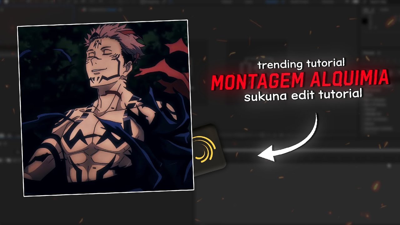 Trending sukuna edit tutorial on alight motion (+preset)