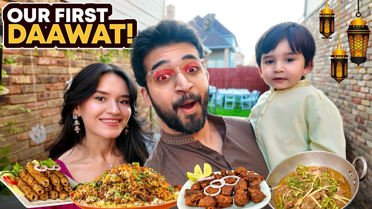 Our First Iftar Dawat at Home 🇺🇸🇵🇰✨