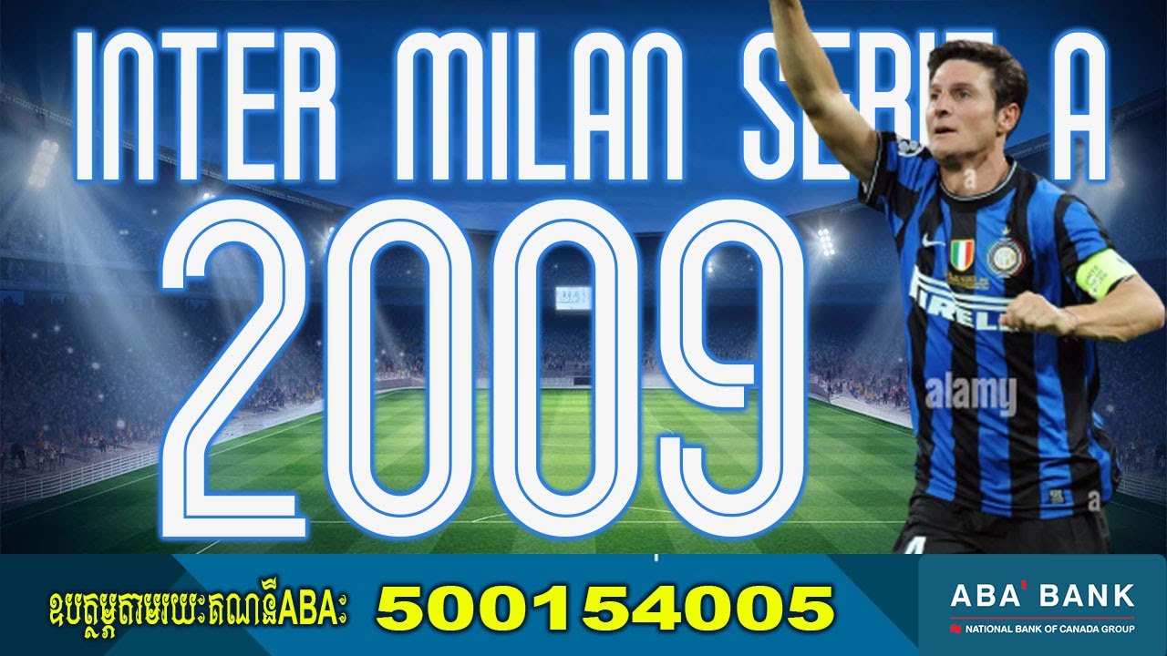 Inter Milan Serie A 2009 Font Football By Black Font Free all download Font OTF And AI for 2022