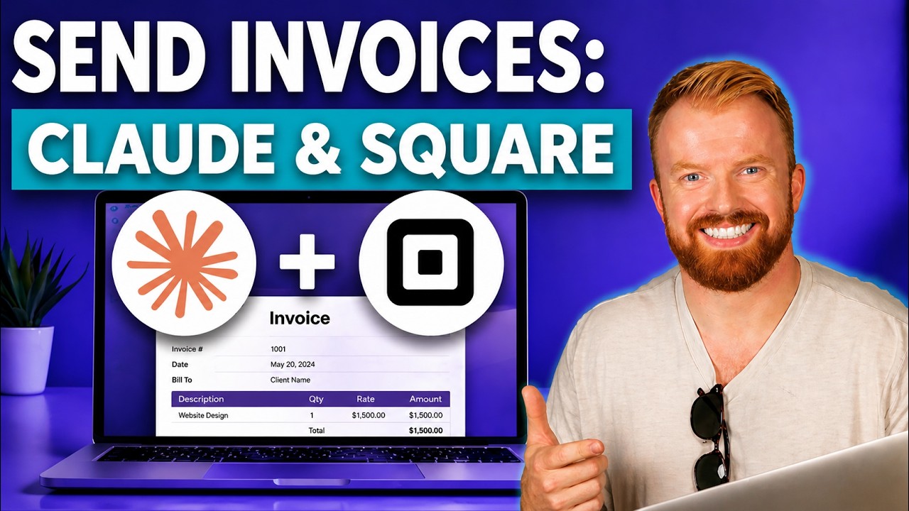 Как автоматизировать выставление счетов Square с помощью Claude | Создание и отправка счетов | По...