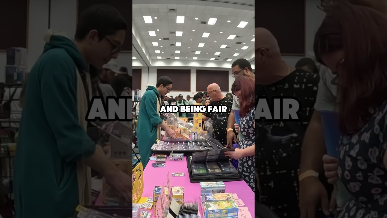 This is what happens when you scalp too hard #vendorpov #cardshow #pokemoncards #scalper