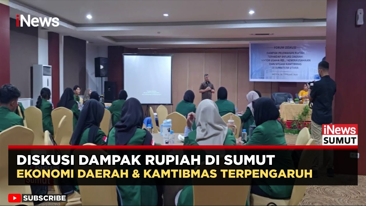 Diskusi Ekonomi Sumut: Inflasi, Wirausaha, dan Stabilitas Kamtibmas | iNews Sumut