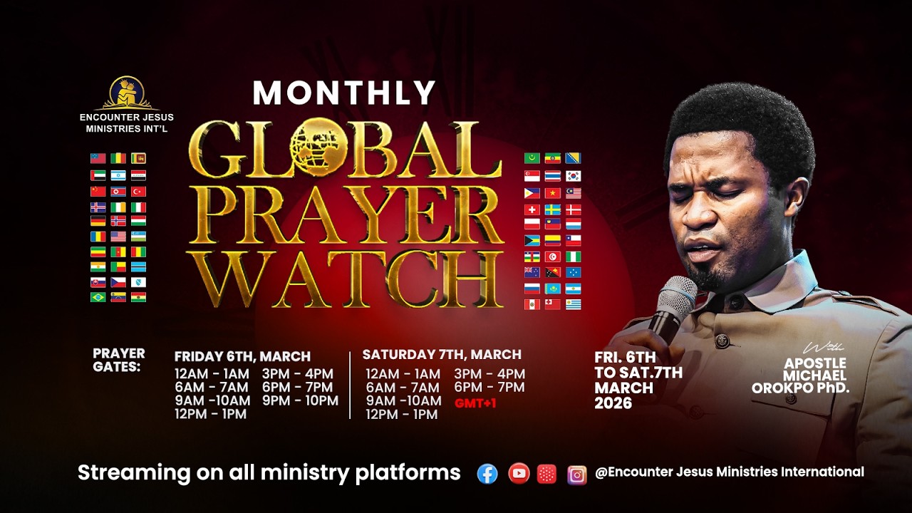 9AM PRAYER WATCH || 07.03.2026 || Apostle Michael Orokpo PhD