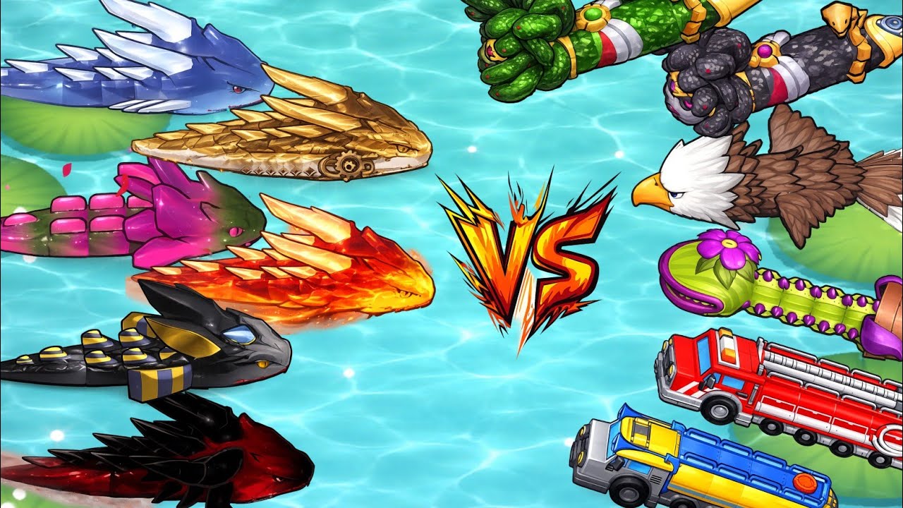 😱 Snake Clash IO: EPIC vs VIP | MAX LEVEL POWER TEST — BEST EPIC SNAKE CLASH IO GAMEPLAY! 🐍🔥#170