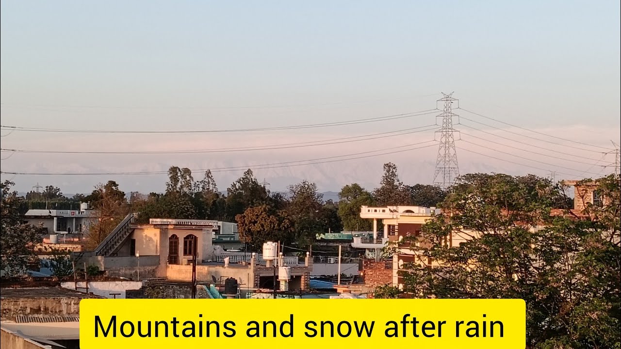  Barish ke Baad Snowfall in Mountains 😍🏔️ 