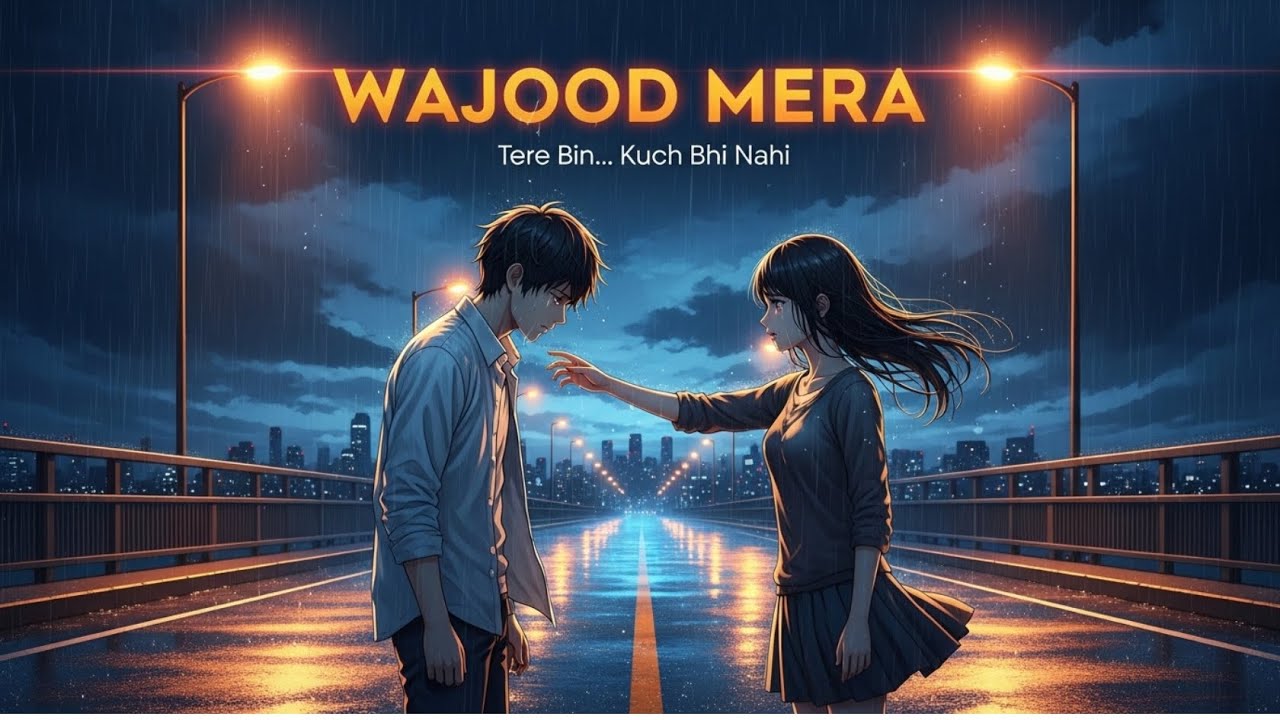 Wajood Mera Tu Hi Hai 💔 | New Sad Love Song | Cinematic Anime Style
