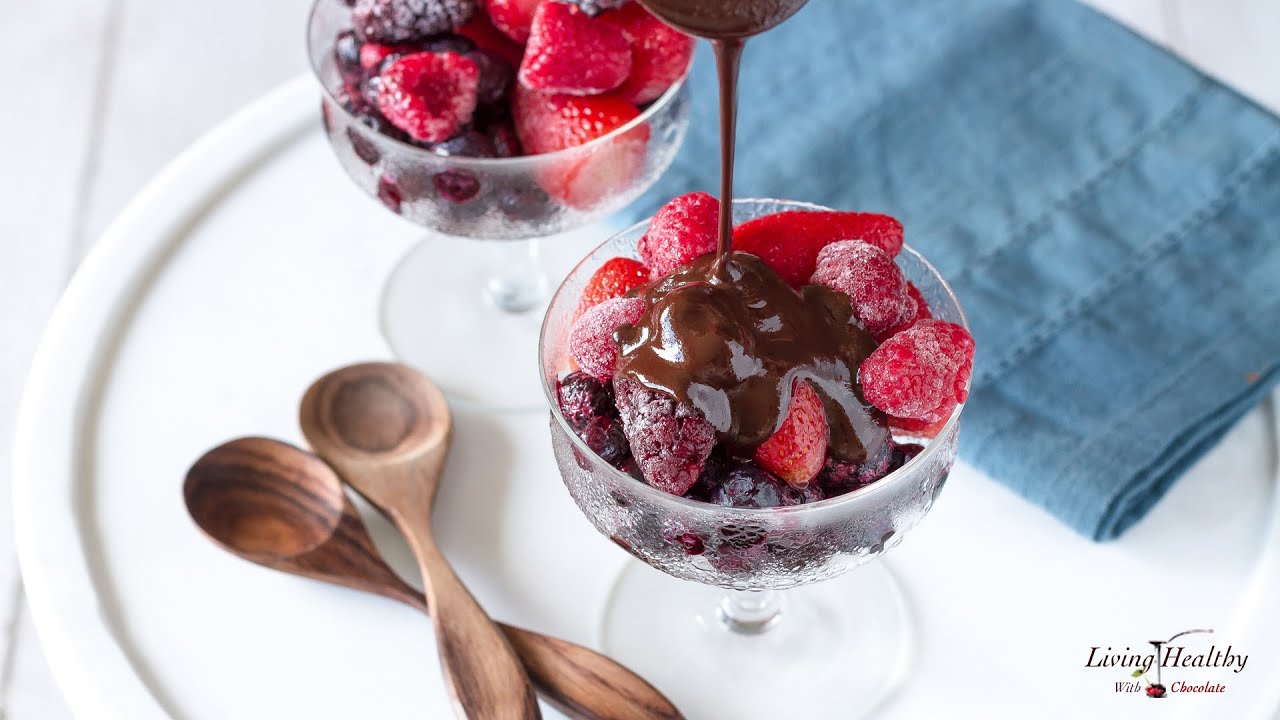 15 Seconds CHOCOLATE SAUCE (Healthy With Just 3 Ingredients!)