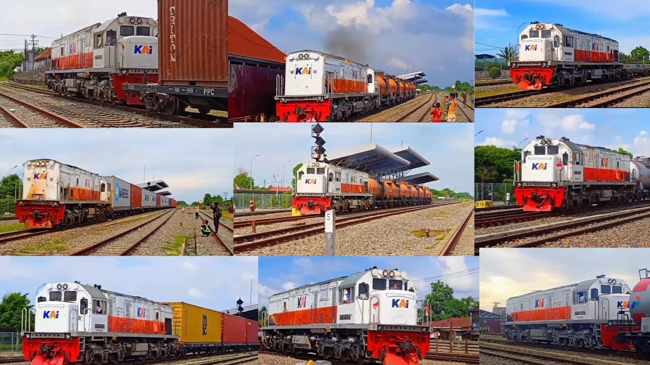 hunting KA barang di stasiun bandar khalipah