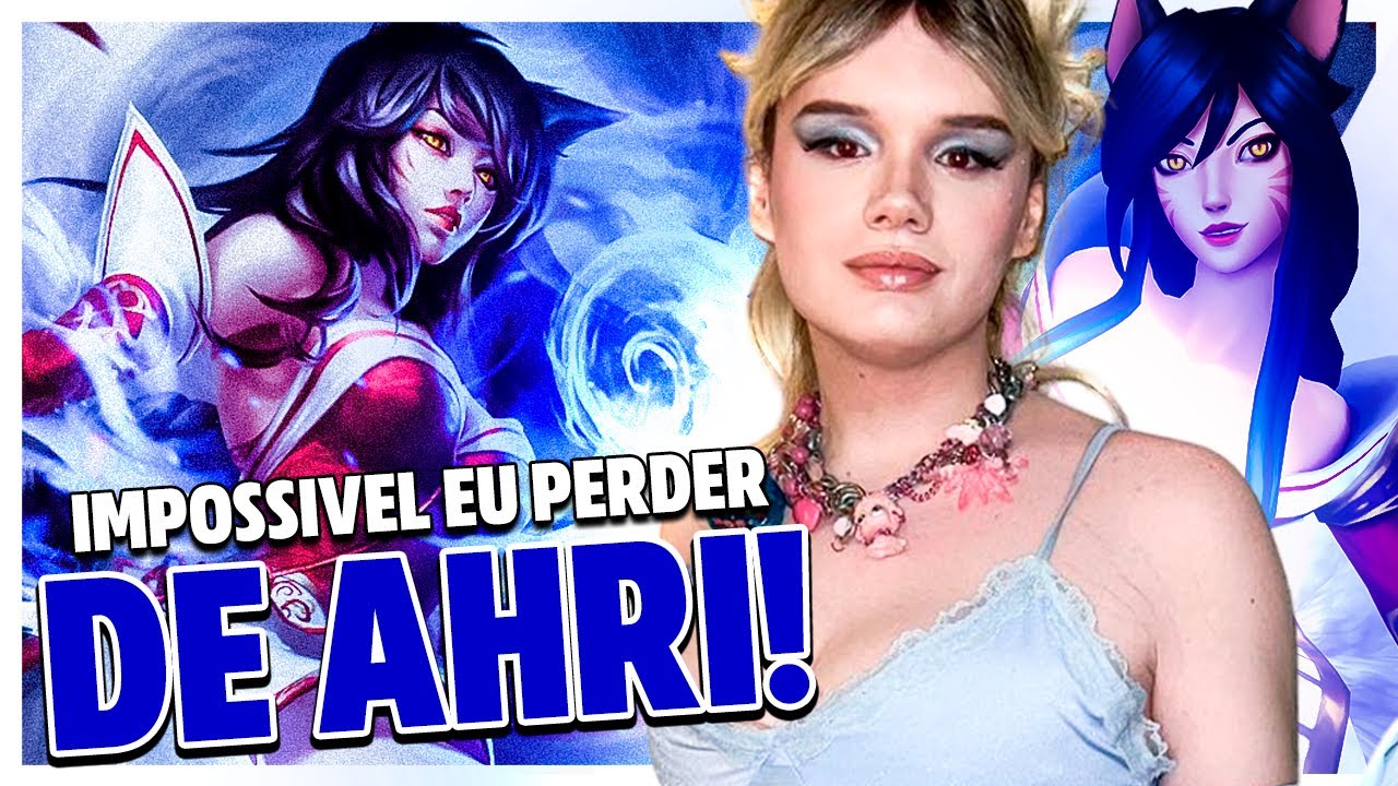 LOL: AHRI É A CAMPEÃ QUE EU MAIS ACERTO SKILL! | Sabrinoca