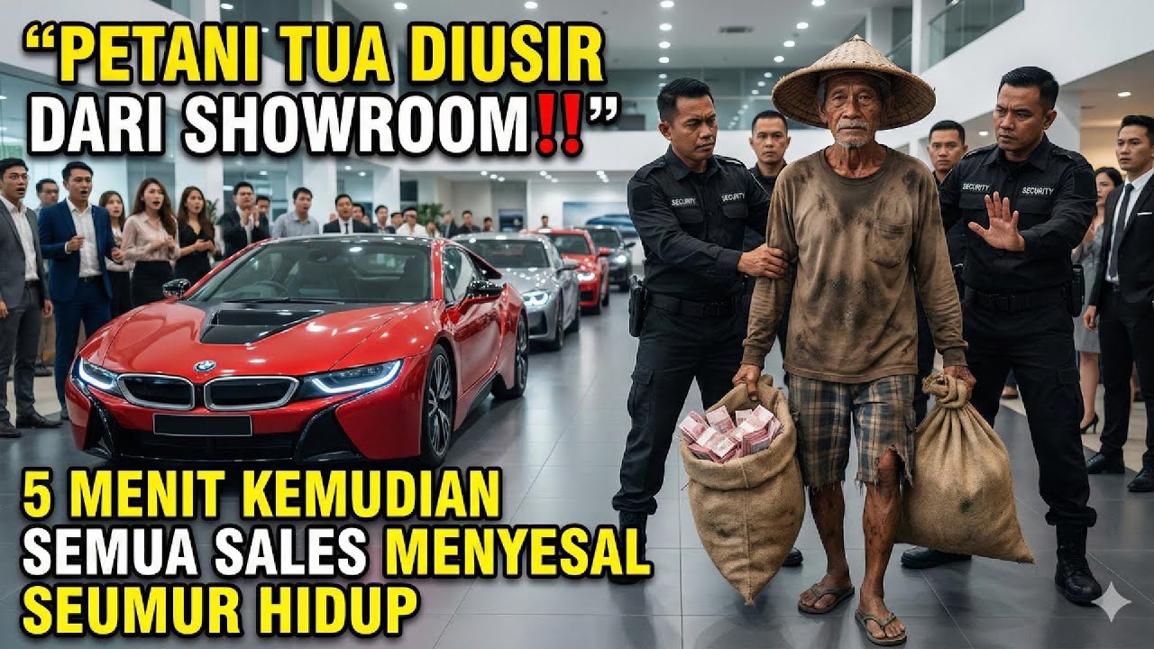 “INI SHOWROOM BUKAN PASAR!” PETANI TUA DICEKIK HINAAN, 10 MENIT KEMUDIAN JADI BOS PALING DITAKUTI‼️