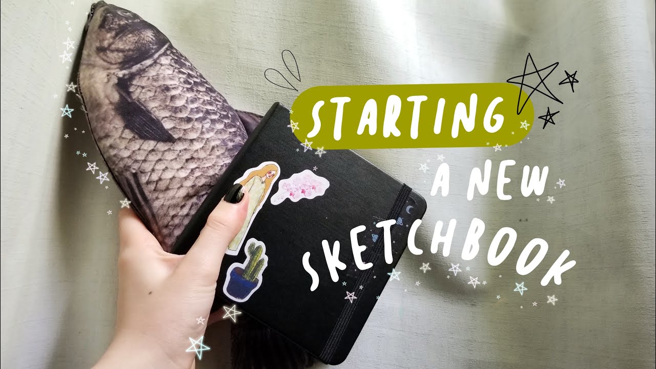 🌼starting my new sketchbook!🌼