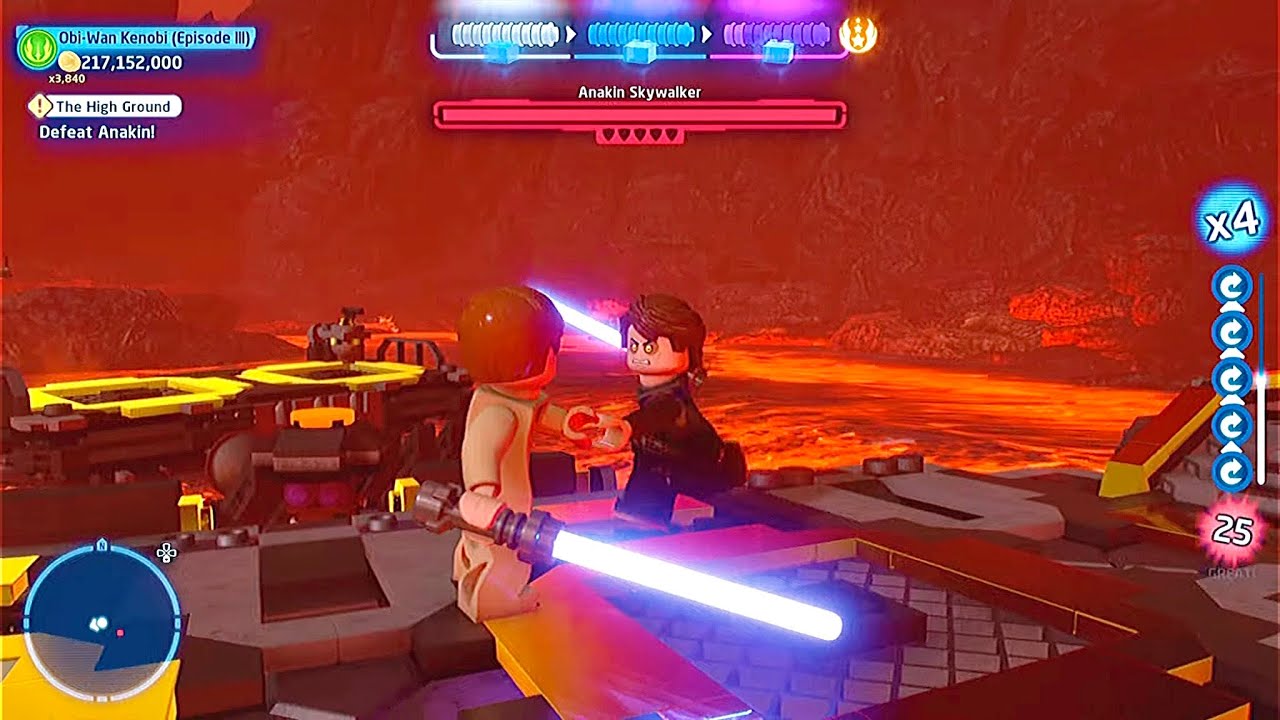 ASMR Gaming Lego Star Wars (Obi-Wan vs Anakin)