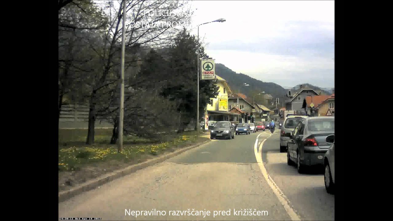 SLOVENSKE NOVICE: Policija v lov za pobesnelim motoristom