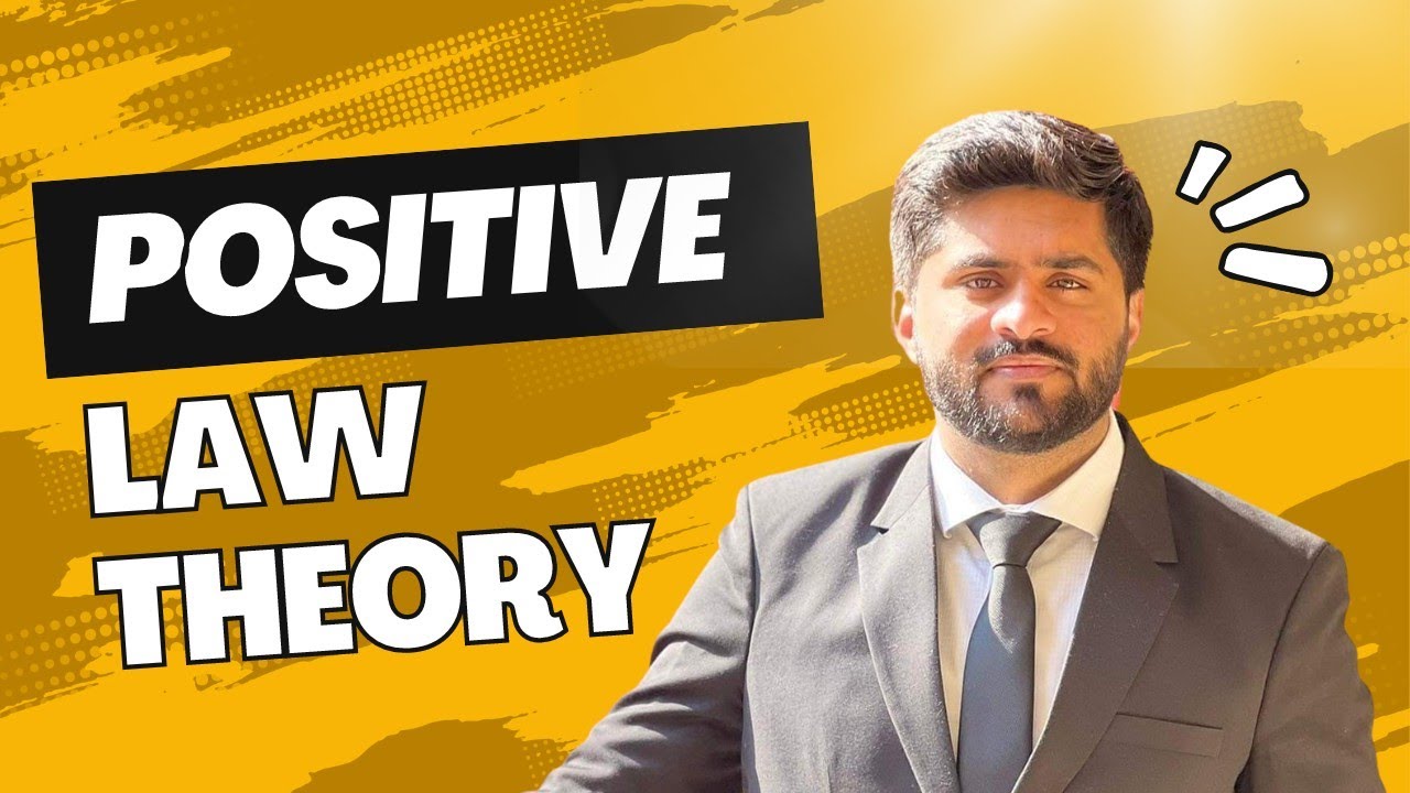 Positive Law Theory| Lecture 8| Intro to Law| Legal positivism| History of Analytical school of Law