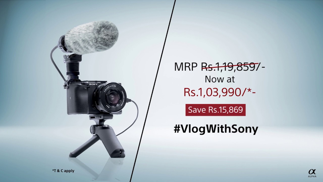 Sony Alpha 6400 Vlogger Kit. #VlogWithSony