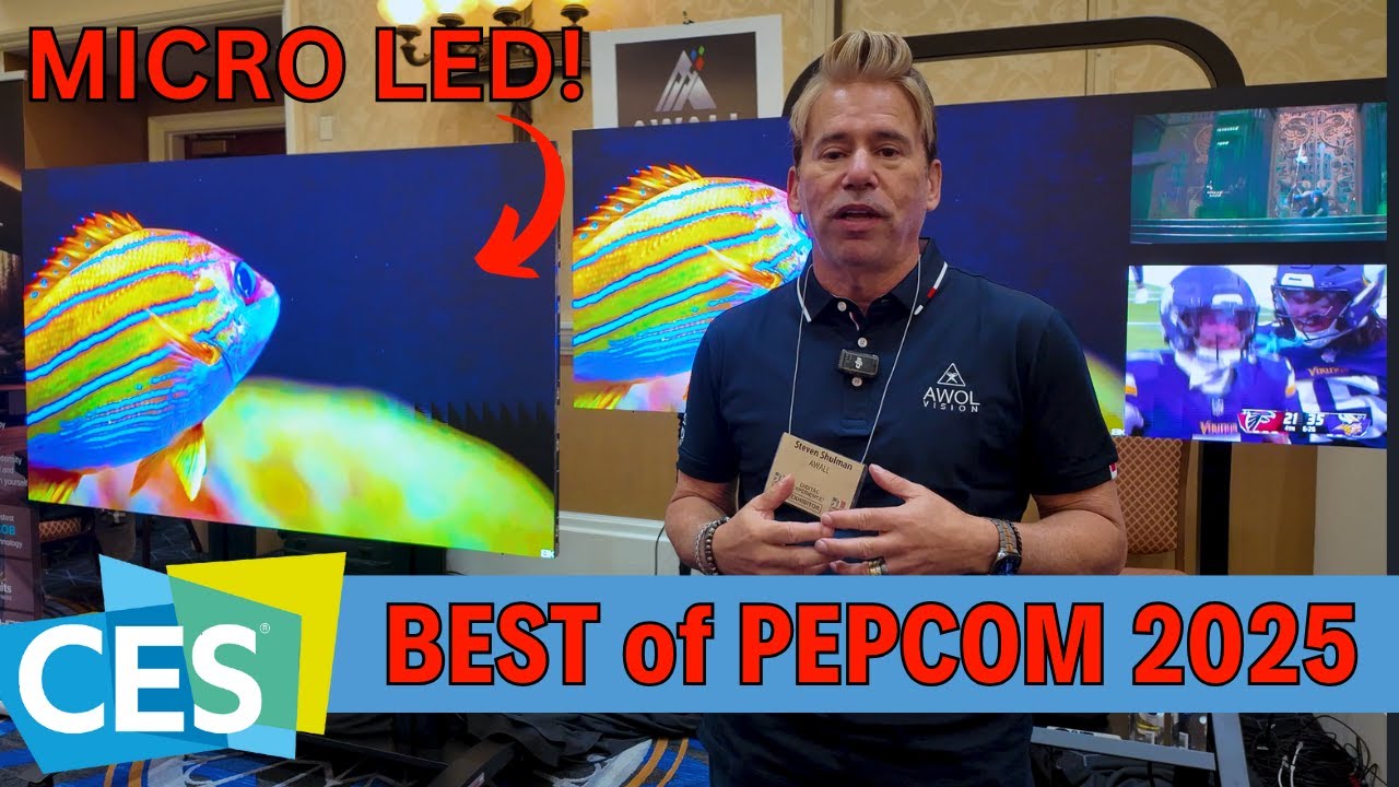 AWALL - NEW MICROLED BRAND! BEST Tech of Pepcom CES 2025!