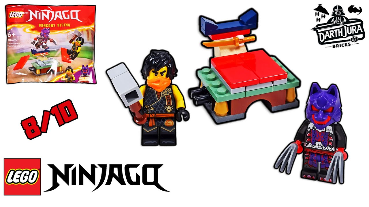 LEGO Ninjago 30675 TOURNAMENT TRAINING GROUND Speed Build & Visual Review