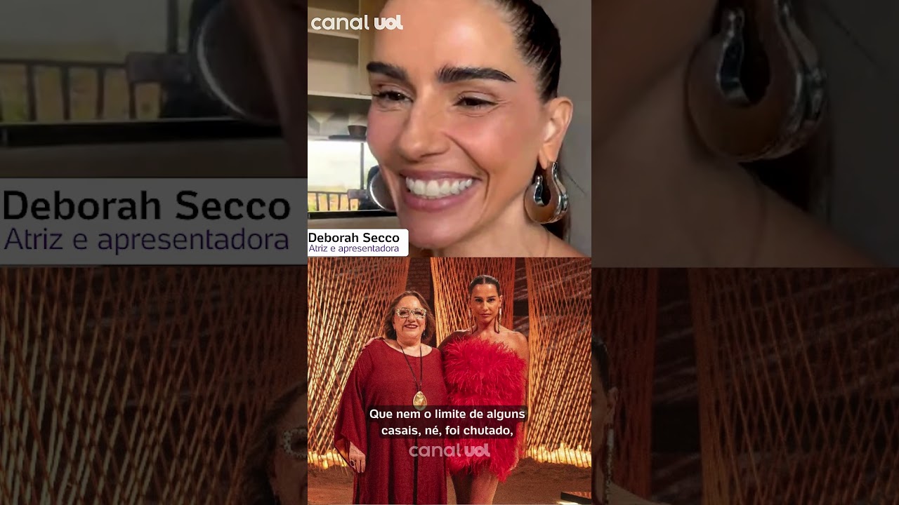 Deborah Secco fala sobre seu relacionamento com os participantes do reality show Terceira Metade