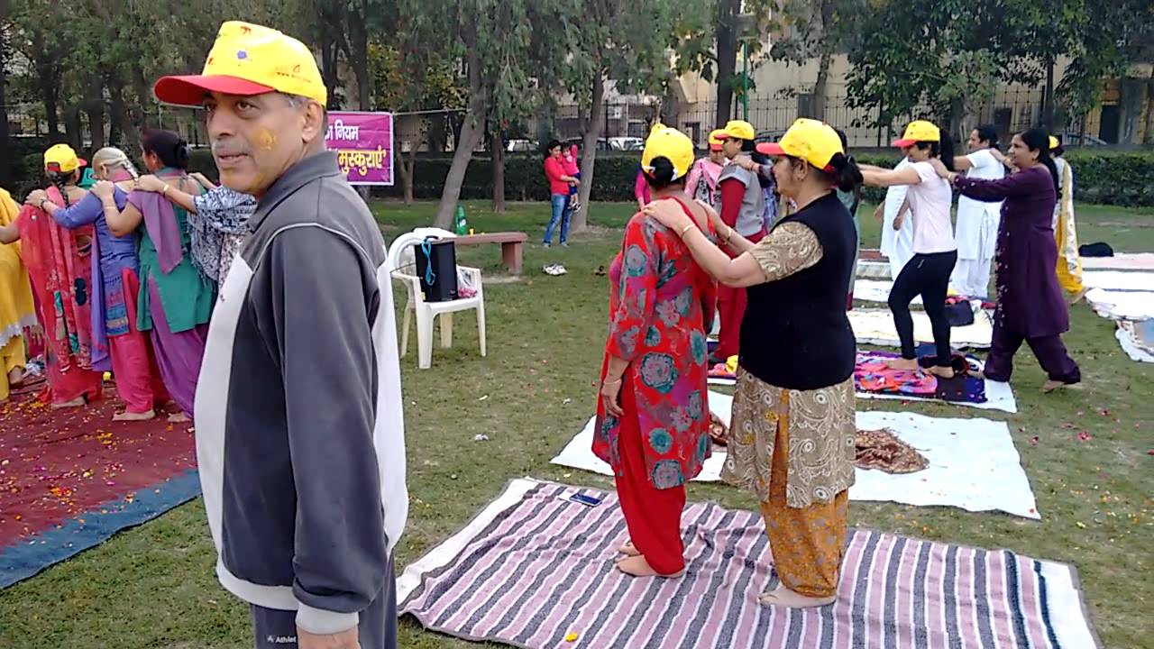 Laughter yoga jiten kohi  hasya yoga  delhi  2016