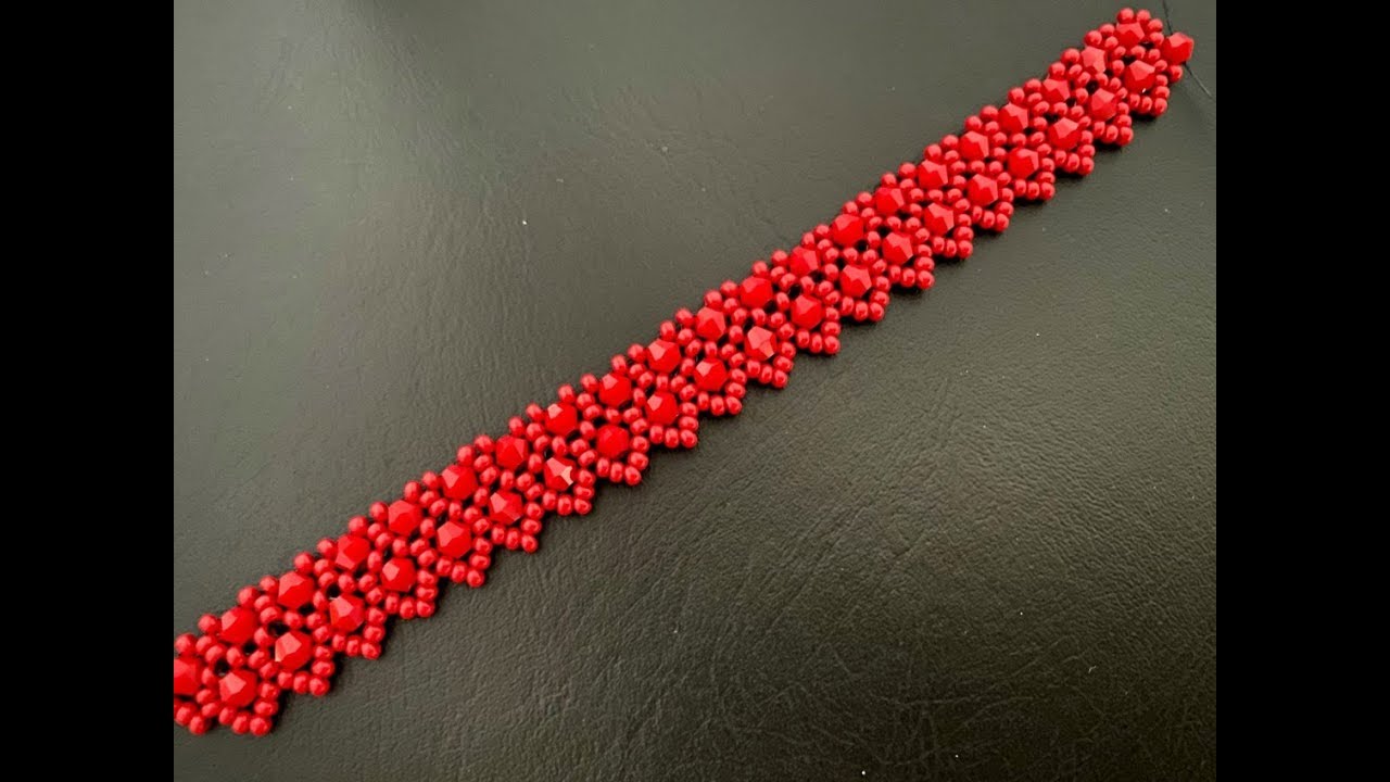 Beaded Lace || How to make lace choker necklace || DIY Beaded Bracelet