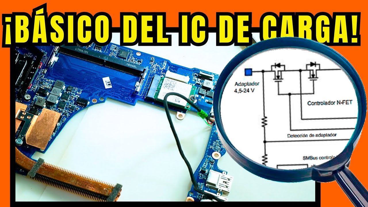 ¡Este IC es la CLAVE si tu PORTÁTIL NO CARGA!