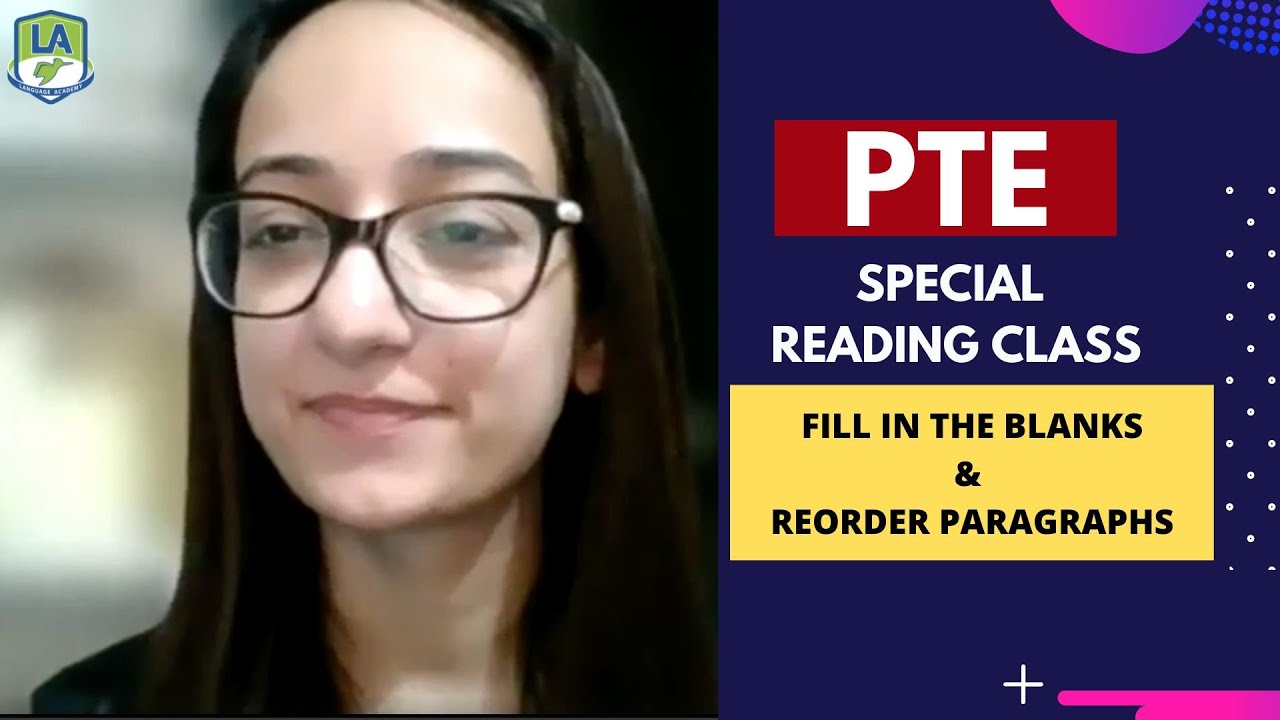PTE Reading Practice Class | Fill in the Blanks & Reorder Paragraph | Grammar Rules & Tricks