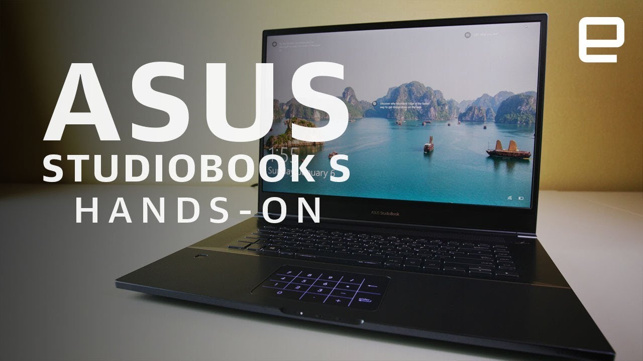 Asus StudioBook S Hands-On: A Laptop for Creators at CES 2019
