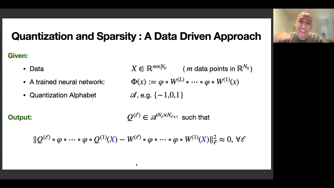 Rayan Saab, Quantization for Compressing Neural Networks: Theory and (New) Algorithms, 2025.10.14