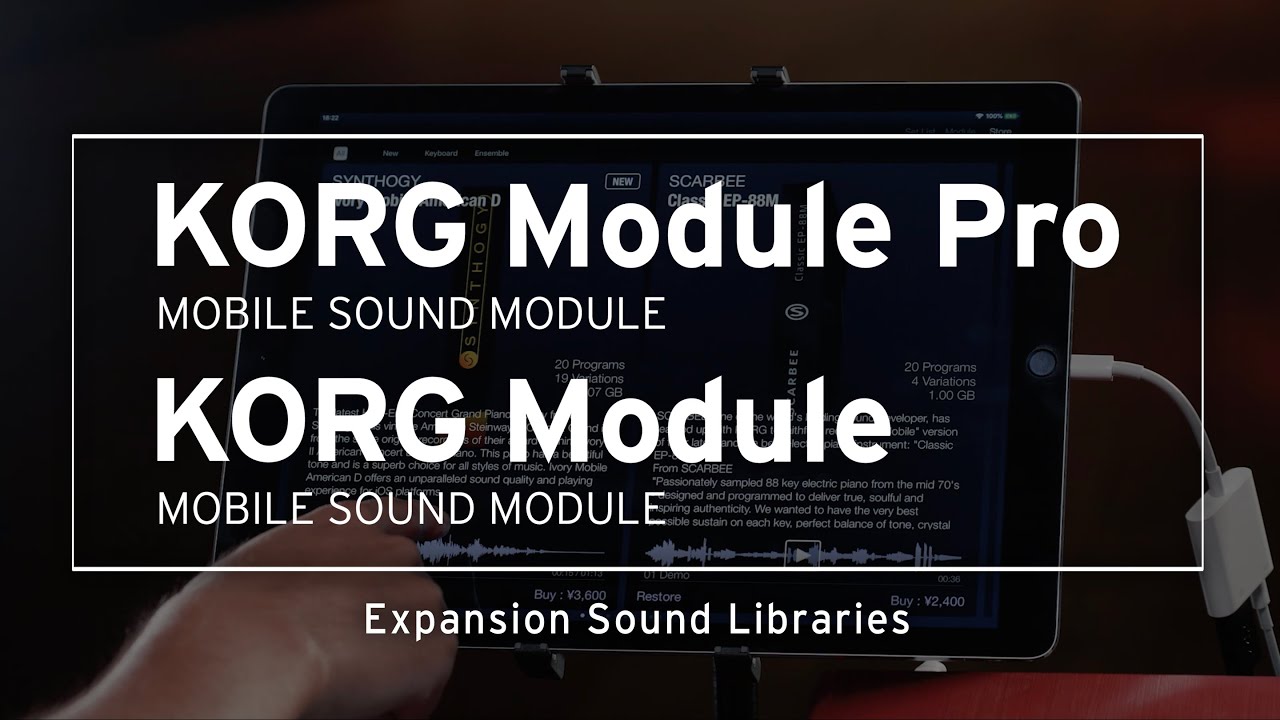 KORG Module | Expansion Sound Libraries