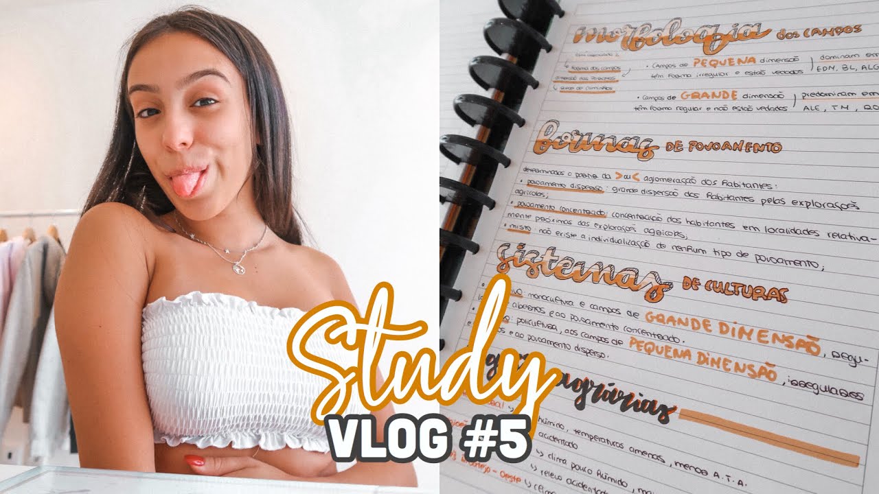 STUDY VLOG #5: PREPARAÇÃO PARA TESTES, COMO FAÇO TÍTULOS E RESUMOS!